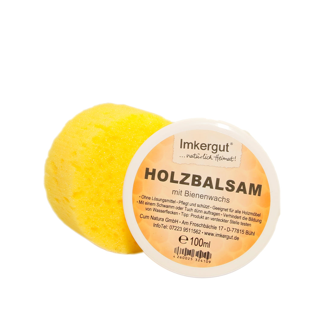 Holz und Leder Balsam incl. Schwamm
