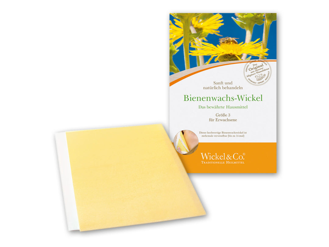Bienenwachswickel Größe 3 - Erwachsene, 18 x 27,5 cm