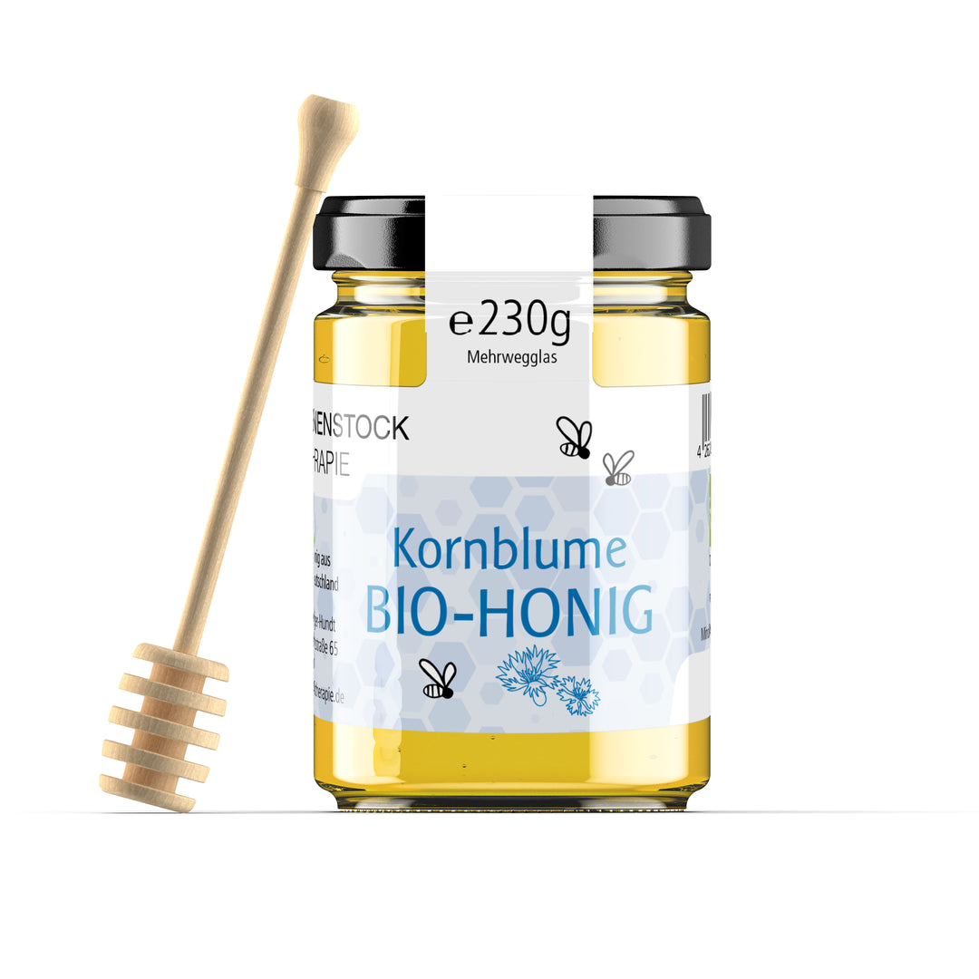 Glas Bio Kornblumenhonig 230g aus Deutschland