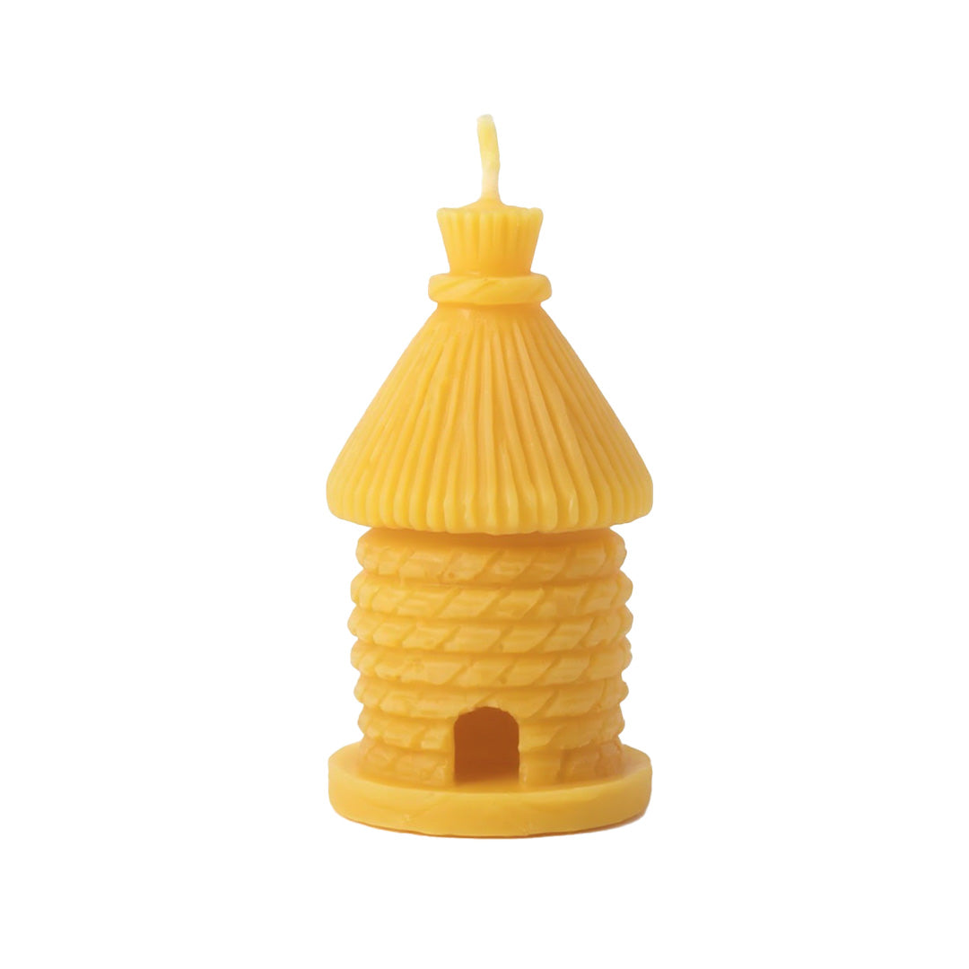 Bienenwachskerze Bienenkorb früher