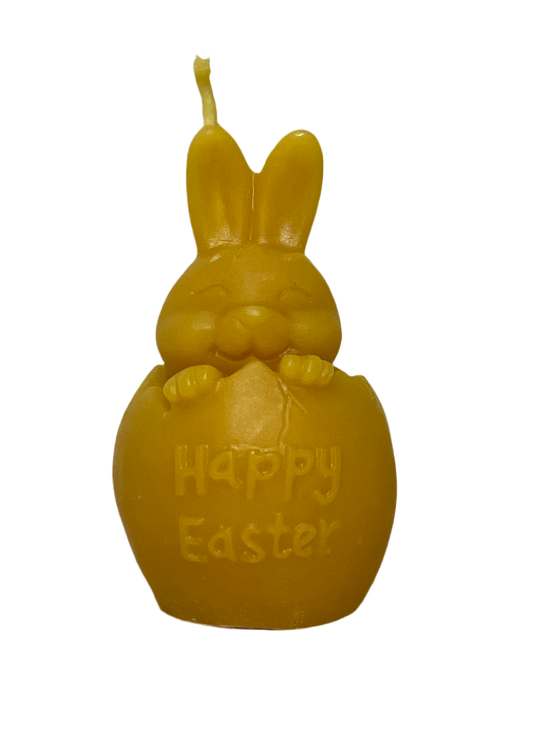 Bienenwachskerze Hase aus dem Ei