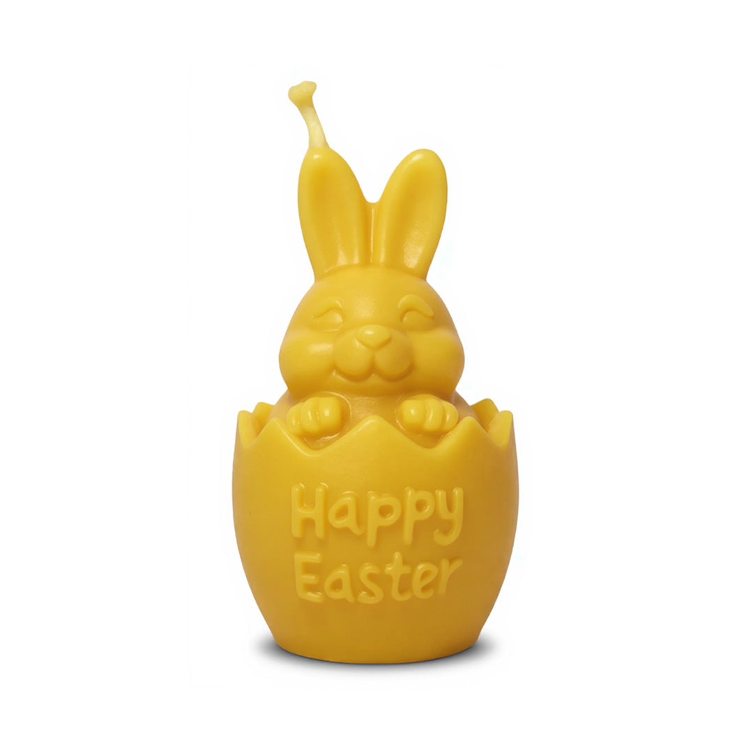 Bienenwachskerze "Osterhase aus dem Ei"