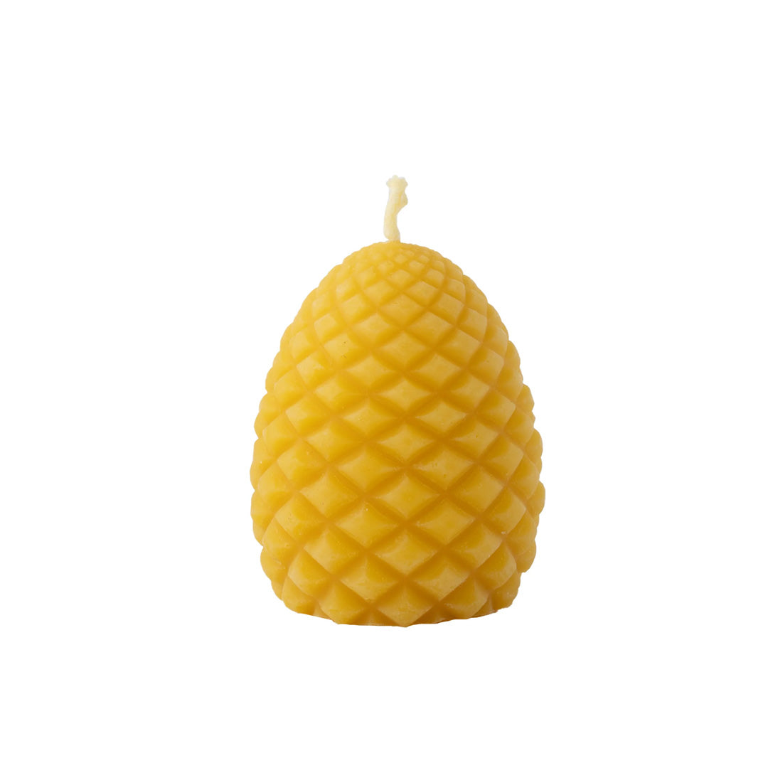 Bienenwachskerze "Zapfen Form"
