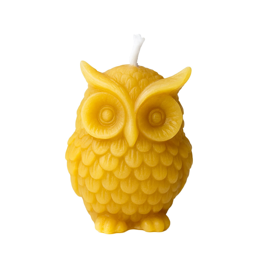 Bienenwachskerze „kleine Eule“