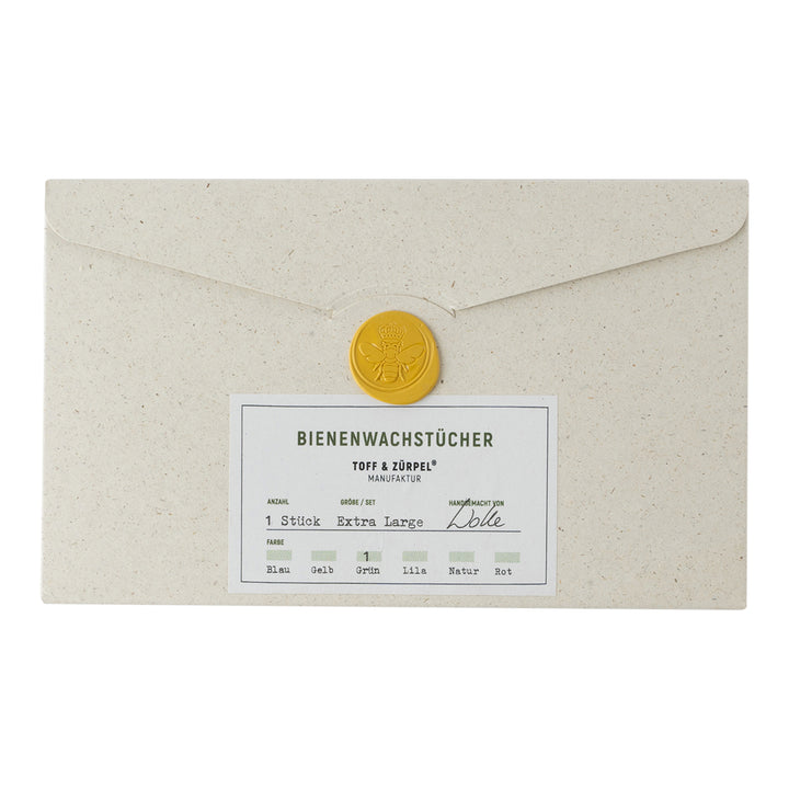 Verpackung Bienenwachstuch Extra Large