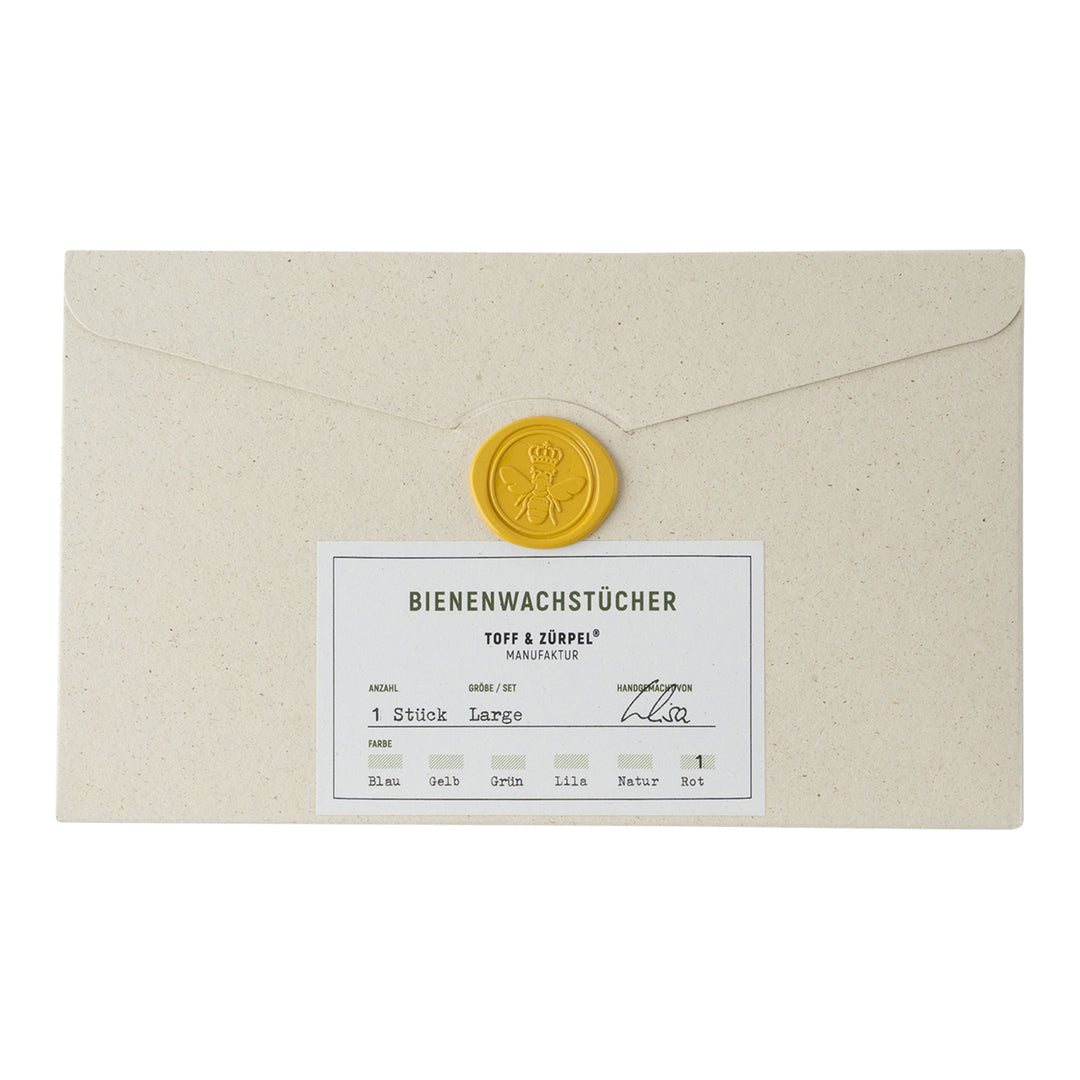 Verpackung Bienenwachstuch Large
