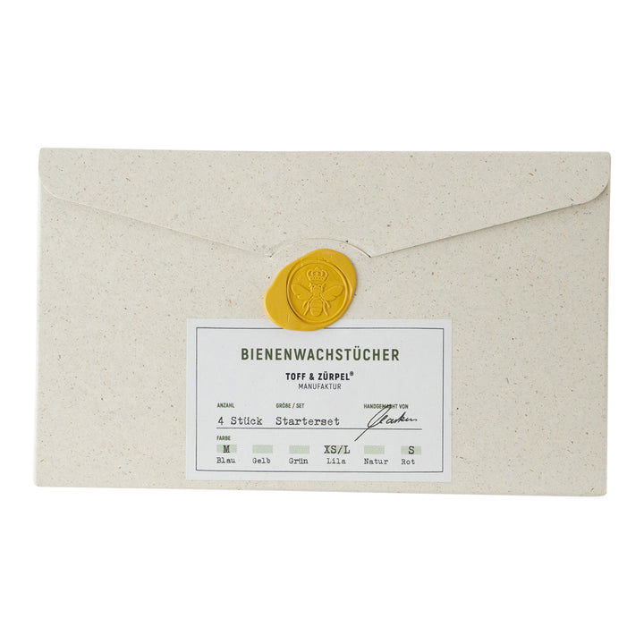 Verpackung Bienenwachstücher Starterset