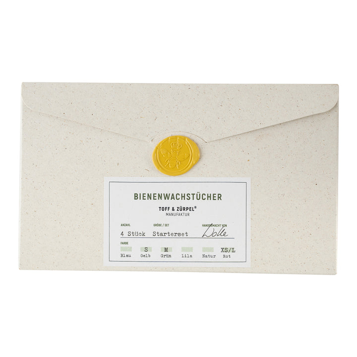 Verpackung Bienenwachstücher Starterset