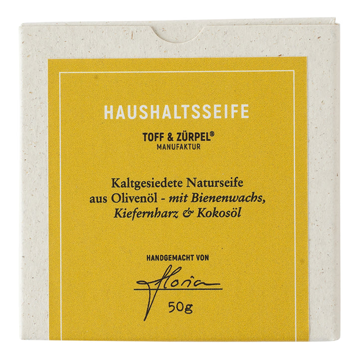 Haushaltsseife mit Bienenwachs TOFF & ZÜRPEL 50 g