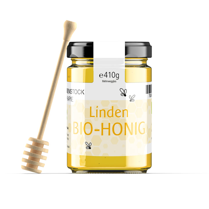 Glas Bio zertifizierter Lindenhonig 410g aus Deutschland