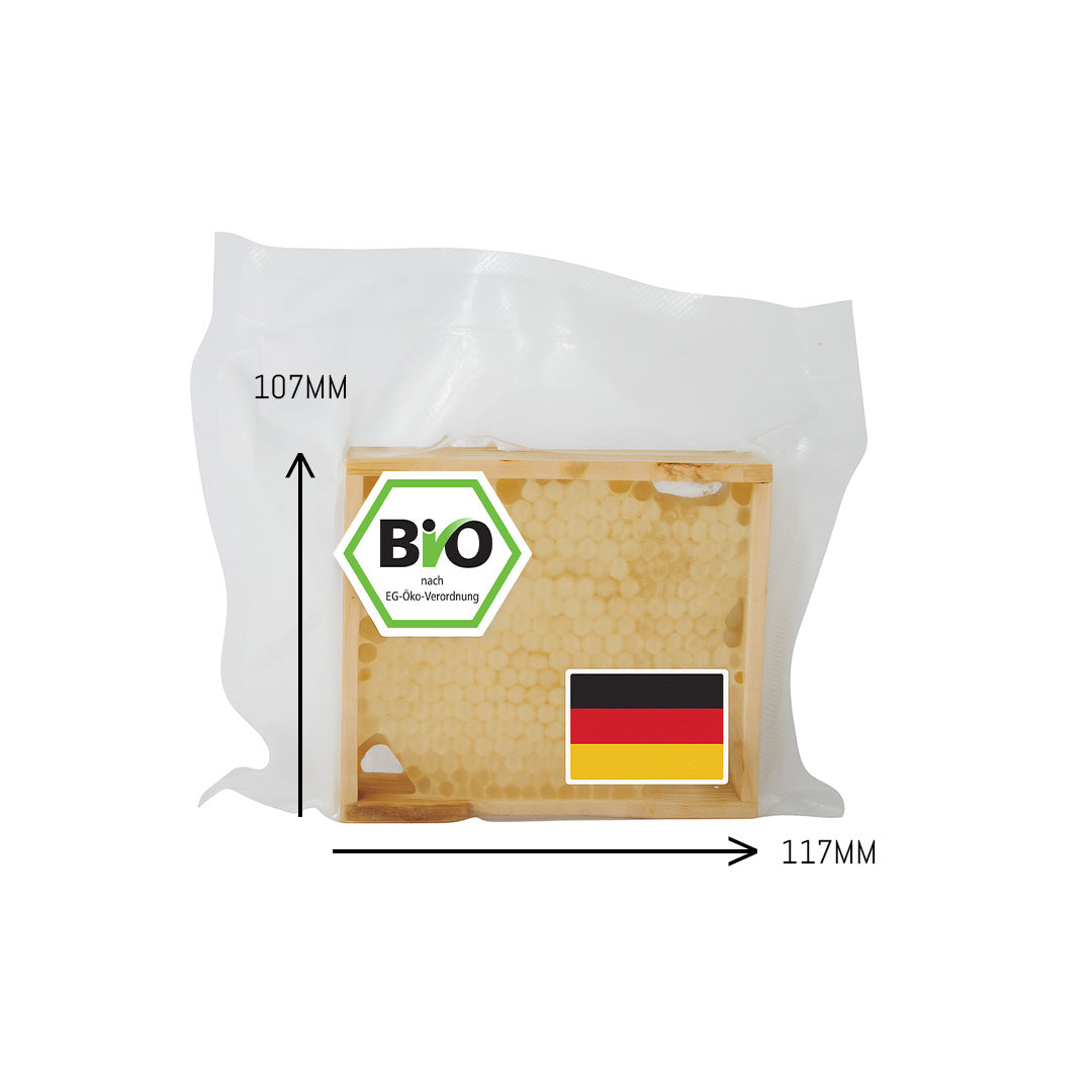 Bio-Wabenhonig kleines Holzrähmchen