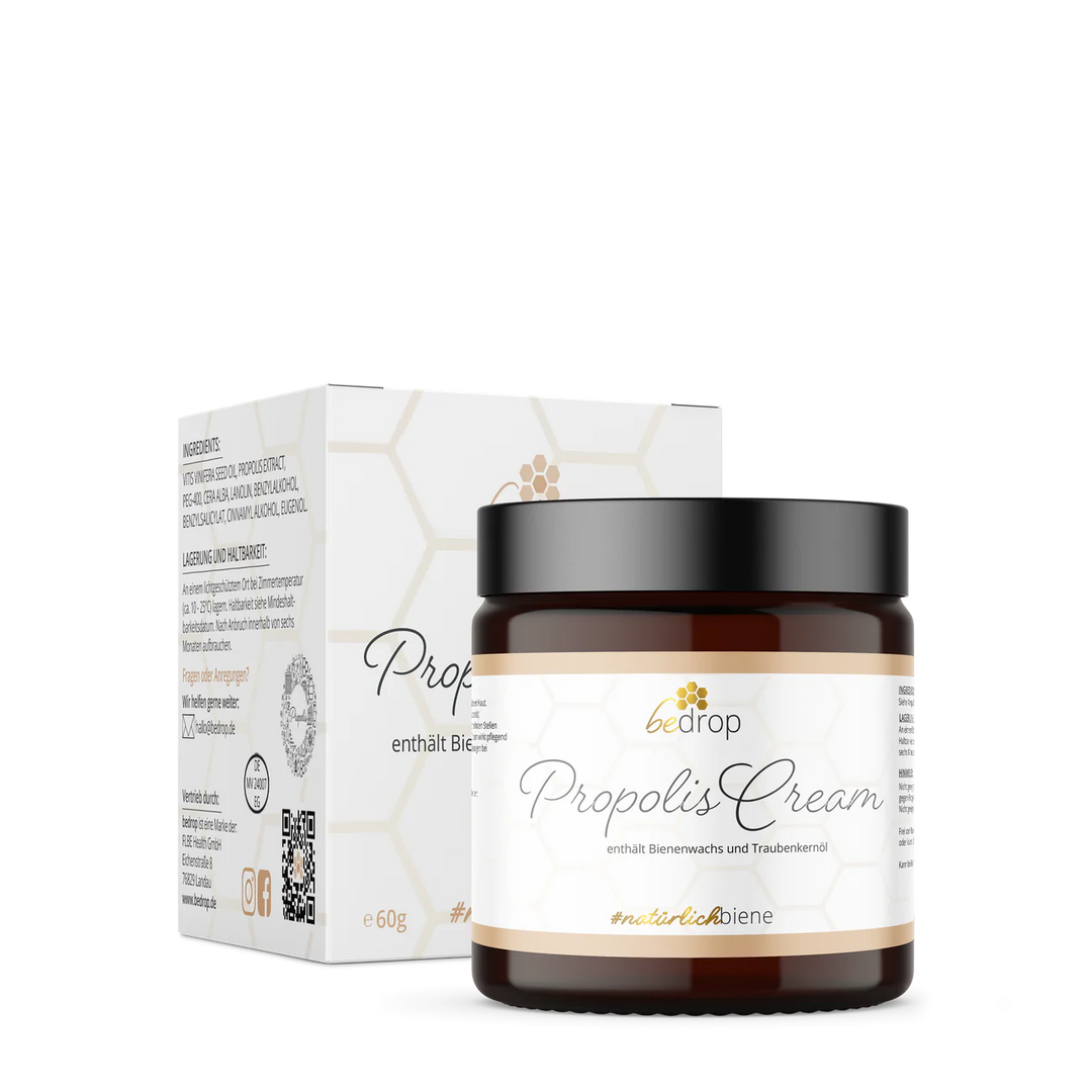 Propolis Salbe  Bedrop 60 ml - mit Bienenwachs & Traubenkern Öl