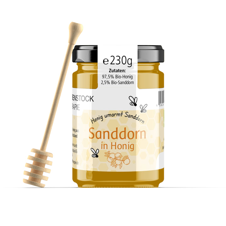 Glas Sanddorn in Bio Honig aus Deutschland