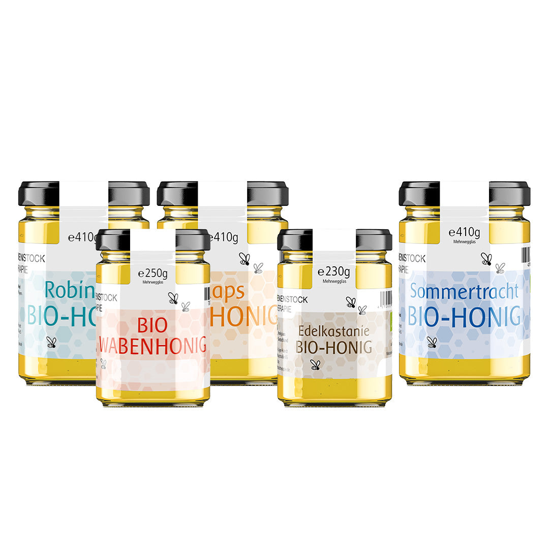 5 Sorten Honig Probierset