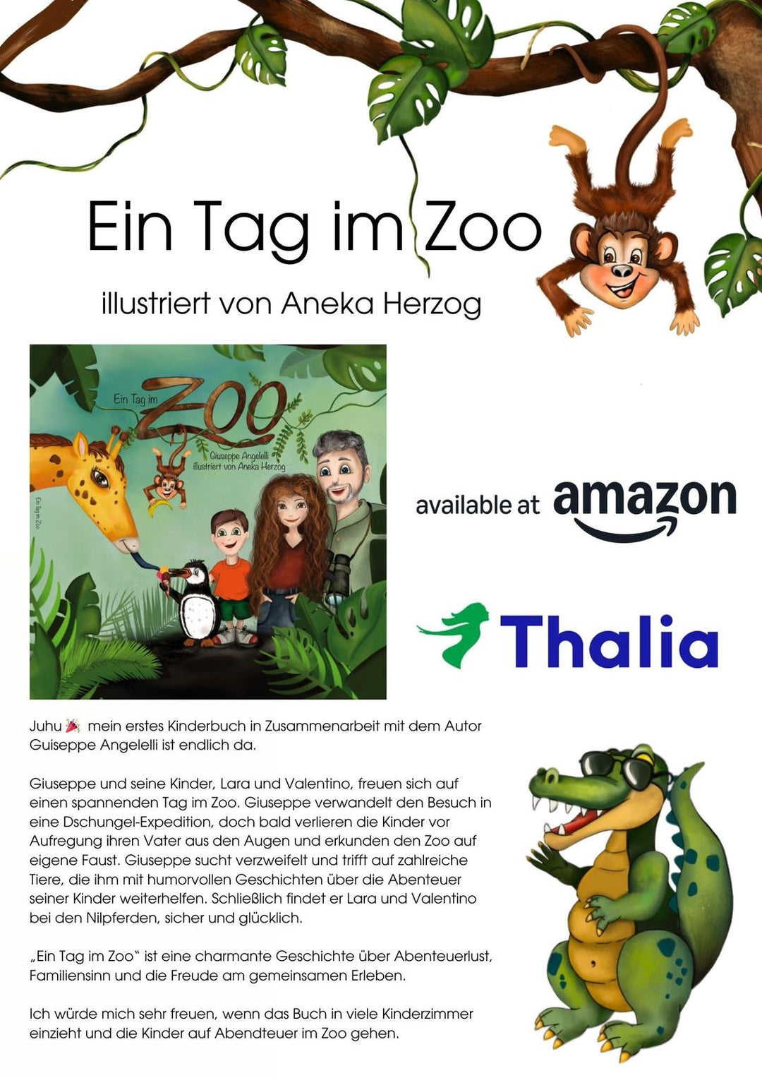 Kinderbuch Ein Tag im Zoo
