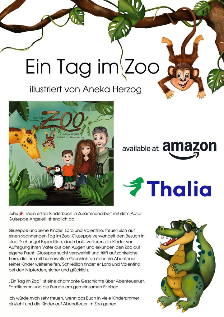 Kinderbuch Ein Tag im Zoo