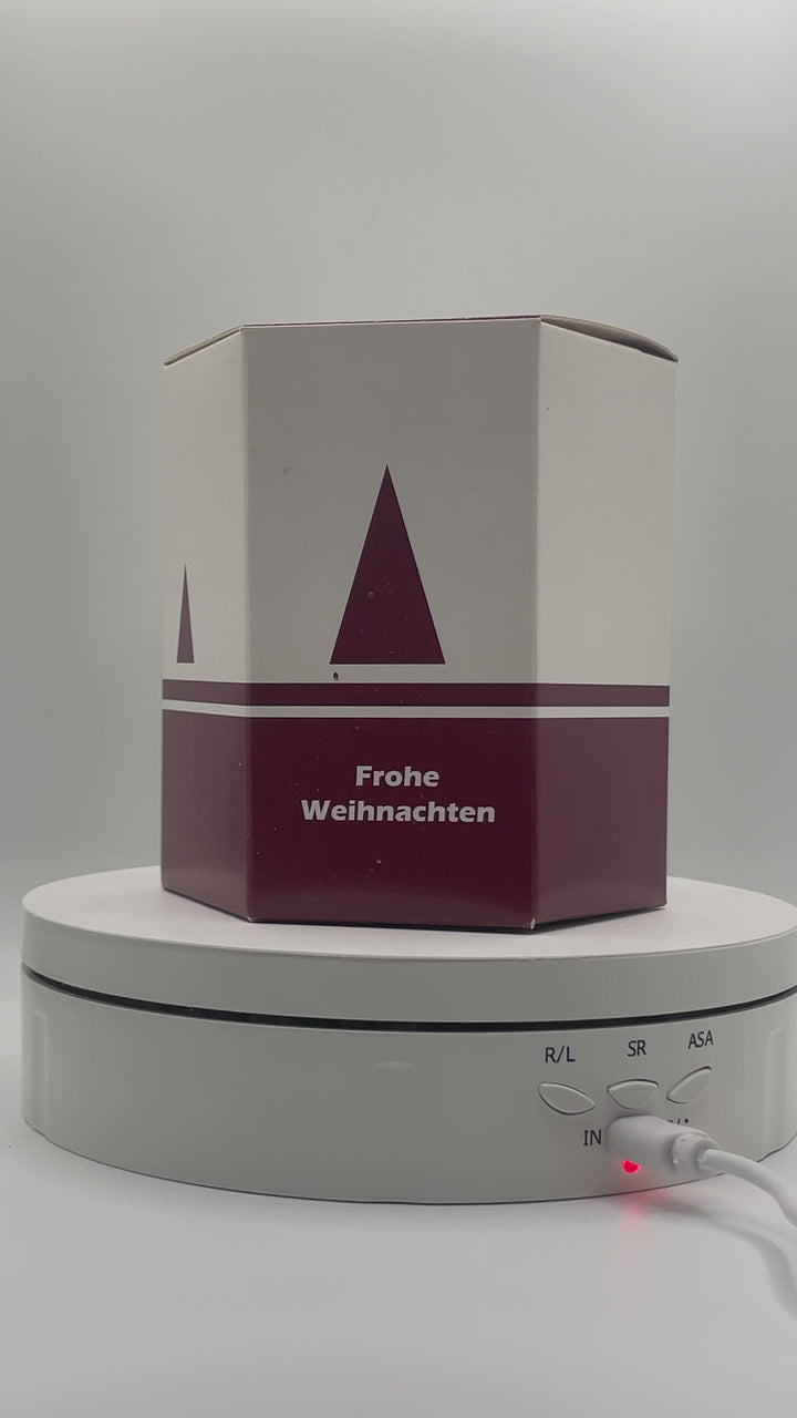 Weihnachtliche Verpackung rot