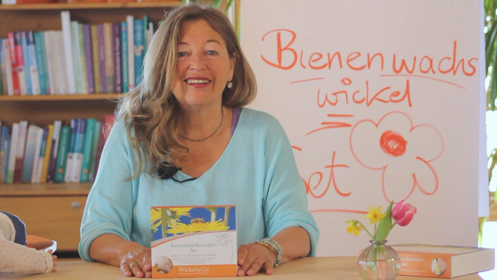 Bienenwachswickel Größe 1 - Kleinkind/Schulkind, 10 x 13,5 cm