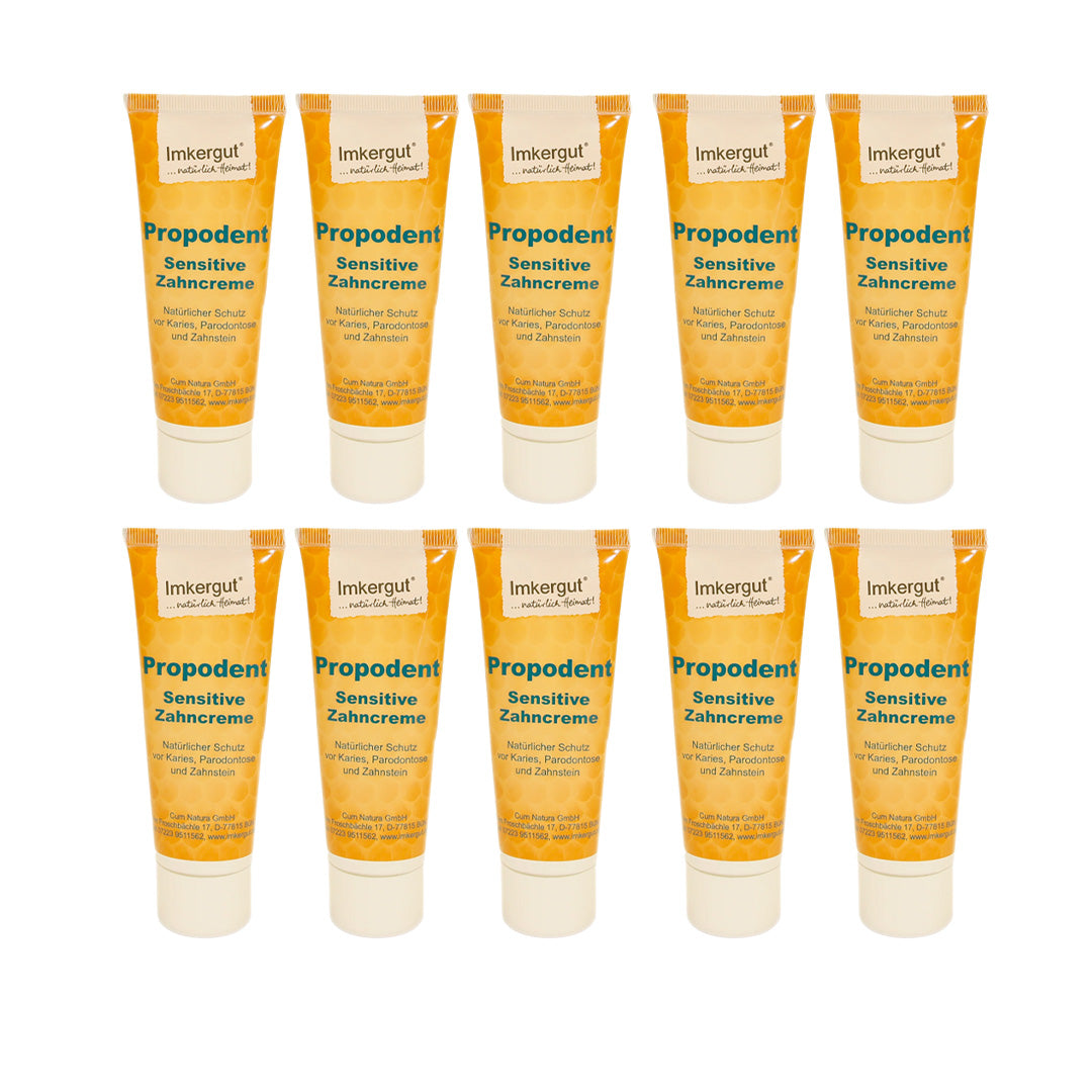 Propodent Zahncreme mit Propolis 10 STÜCK 75 ml Tube