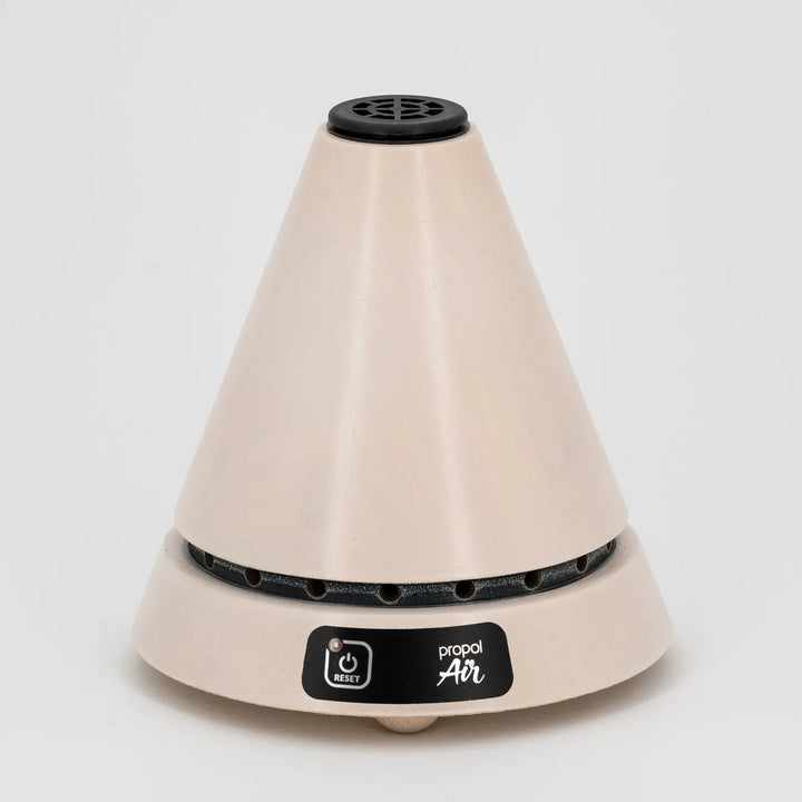 Propolisverdampfer Cone 1 aus Holz weiß