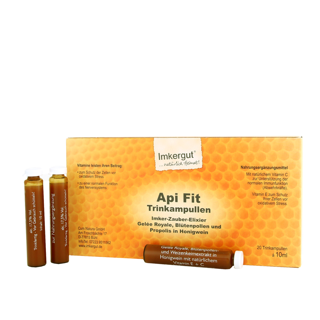 Api Fit Trinkampullen mit Alkohol