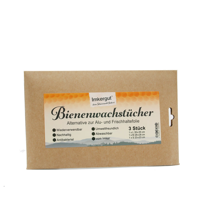 Bienenwachstücher Set (S/M/L)