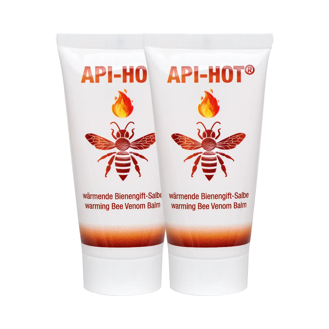 API-HOT® wärmende Bienengift-Salbe Doppelpack 2×50 ml – wärmende Tiefenpflege mit Bienengift von Schlosswald