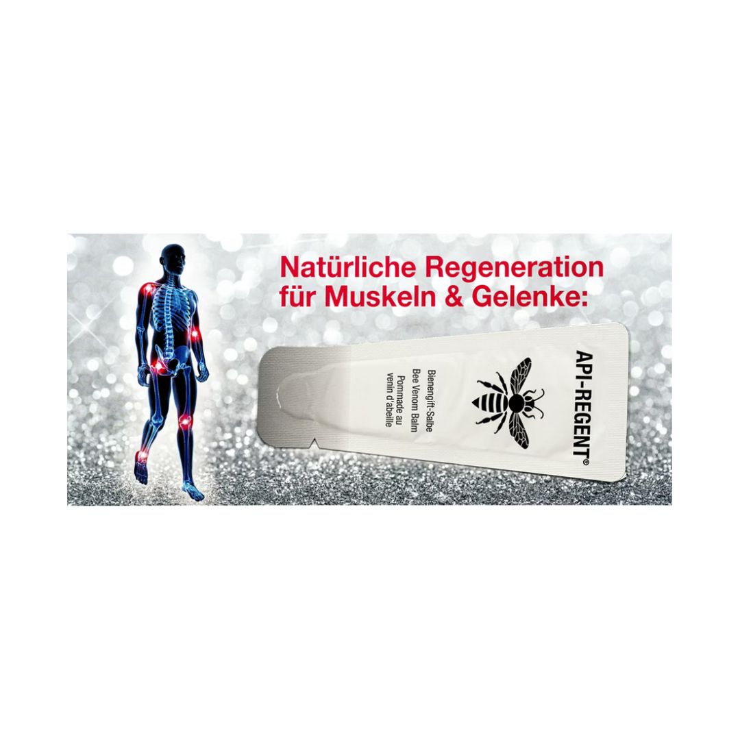 API-REGENT® Bienengift-Salbe Probe – natürliche Bienengift-Salbe von Schlosswald als Gratisprobe