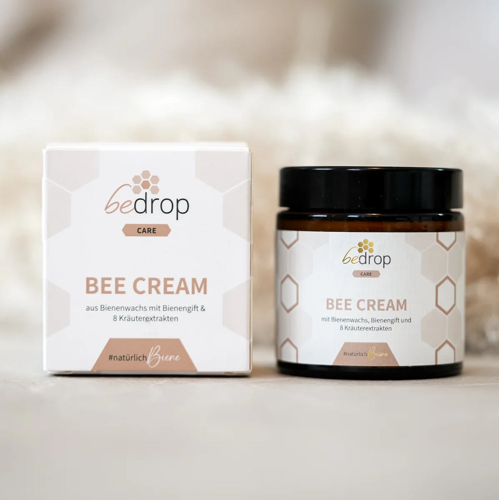 Bee Cream Bienengiftsalbe Bedrop 100g – Anwendung auf der Haut 