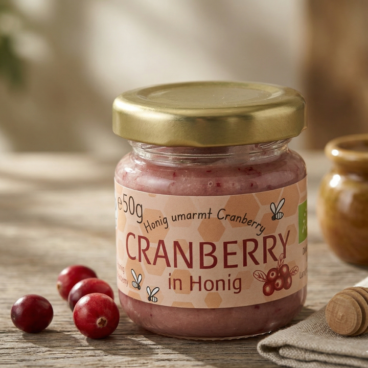 Bio Honig mit Cranberry 50g