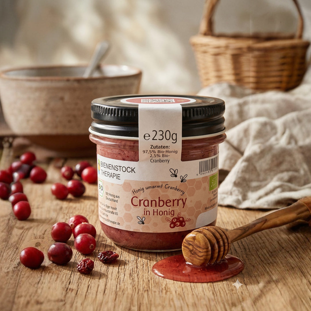 Cranberry in Bio Honig 230g