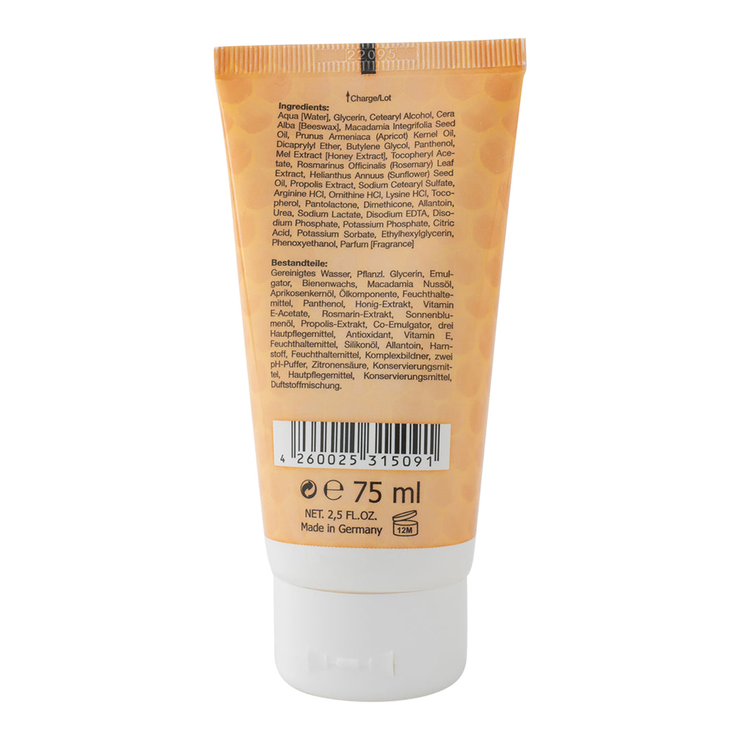 Rückseite Propolis Handcreme 75 ml Händefleiß