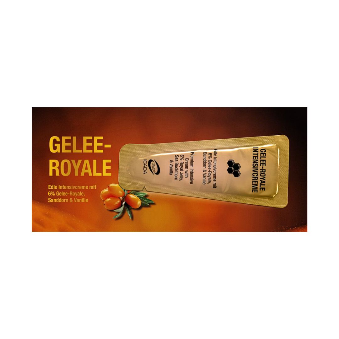 Gelee Royal Intensivcreme Probe – reichhaltige Feuchtigkeitspflege mit Gelee Royale von Schlosswald
