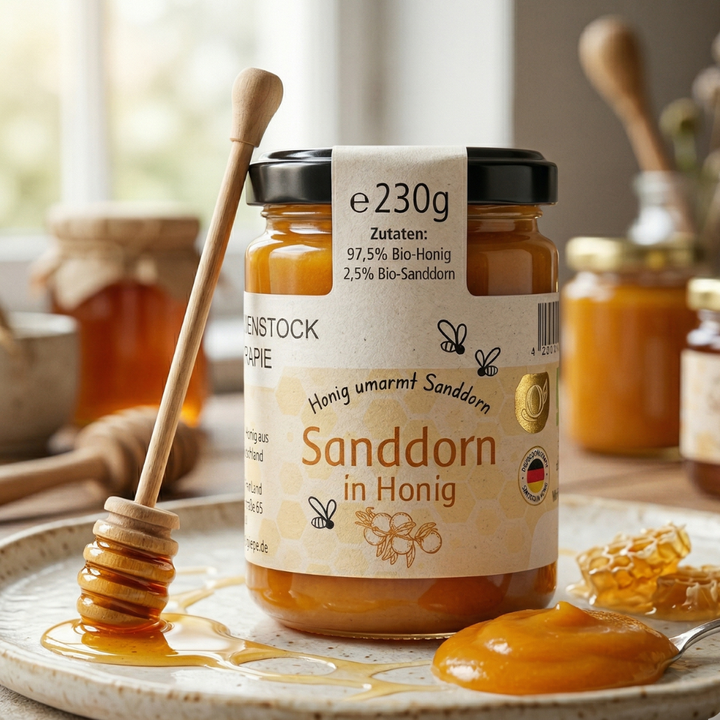 Sanddorn in Bio Honig 230g