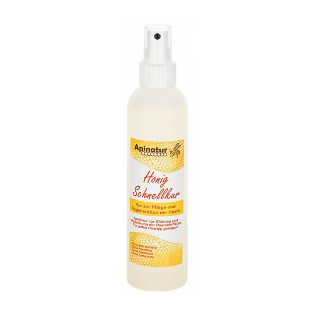 Apinatur® Honig Schnellkur 200ml – Leave-in Sprühkur mit Bienenhonig und Weizenprotein
