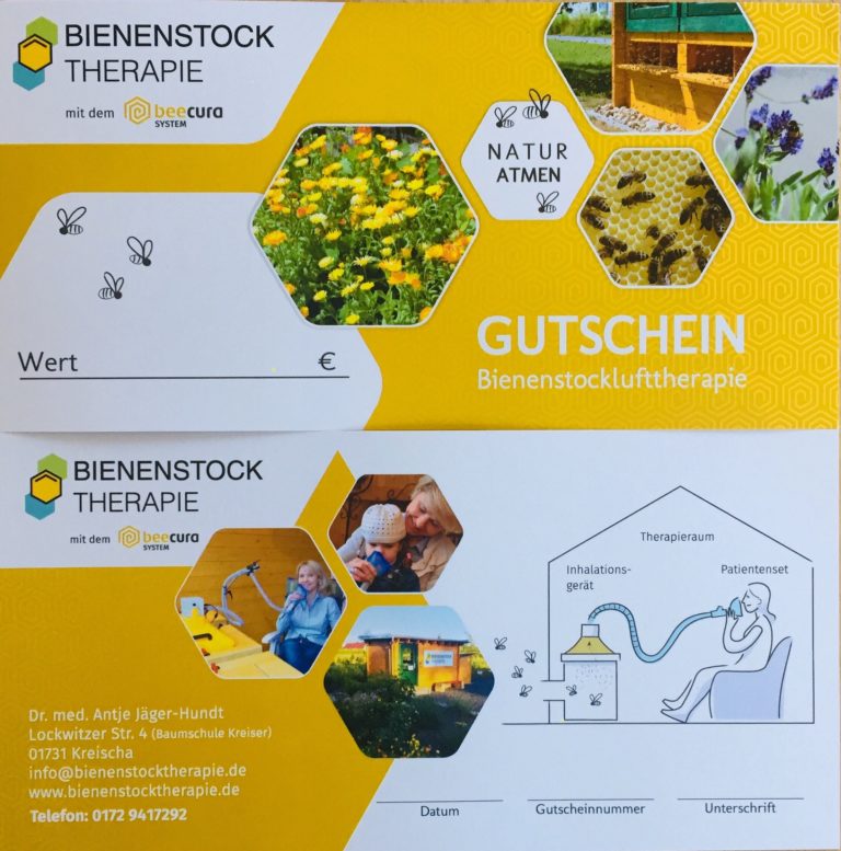 Geschenkgutschein für eine Bienenstocktherapie