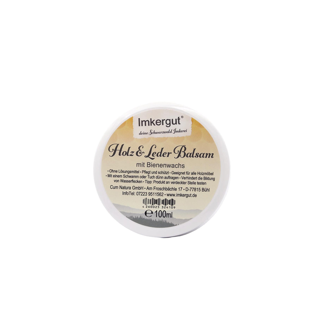 Holz- und Lederbalsam mit Bienenwachs 100 ml – natürlicher Pflegebalsam 