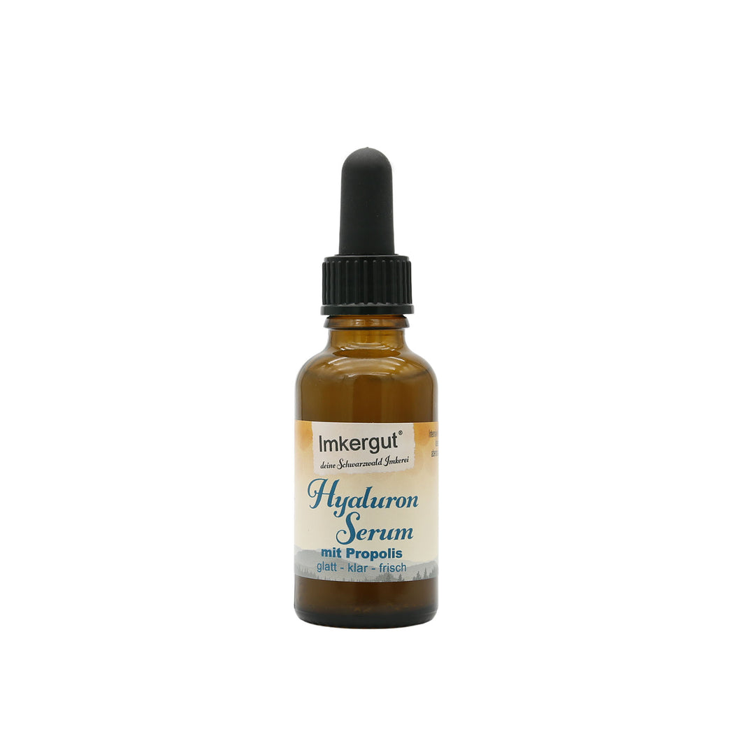 Hyaluron Serum mit Propolis 30 ml – feuchtigkeitsspendendes Gesichtsserum mit Hyaluronsäure