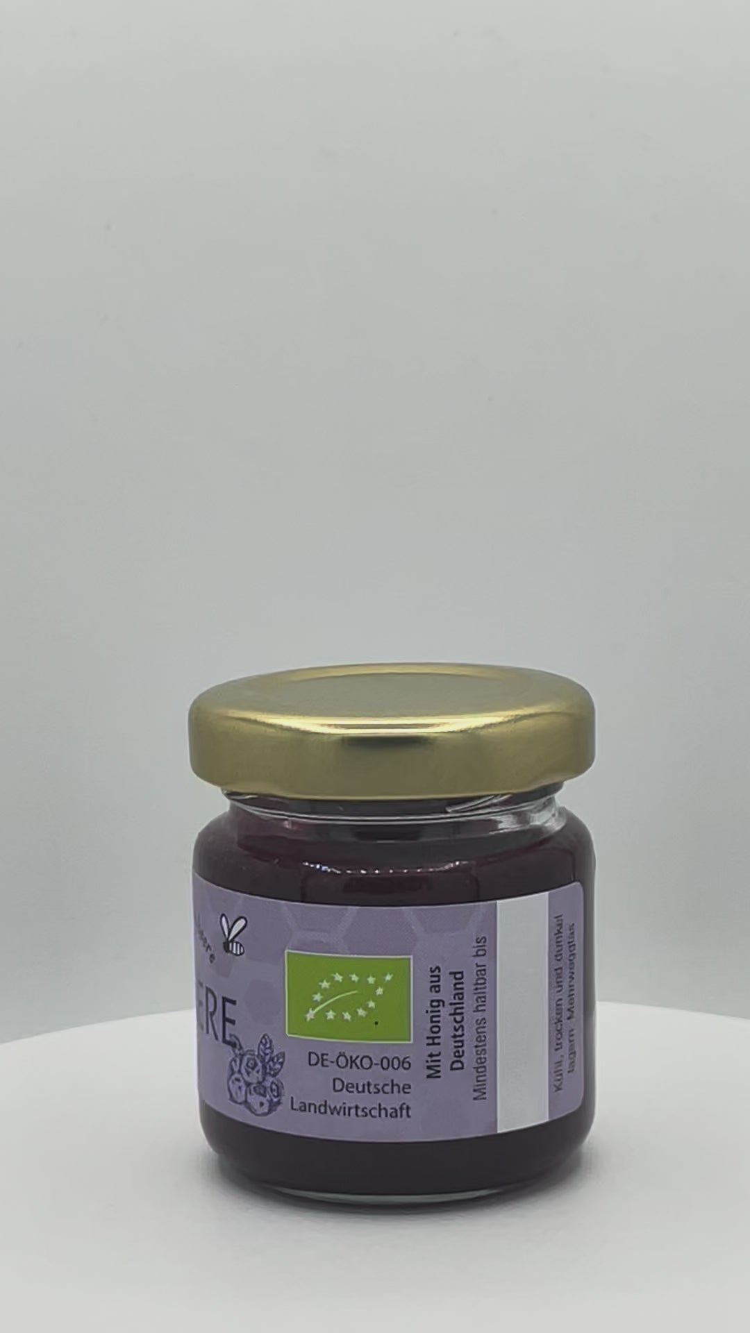 Bio Honig mit Blaubeere 50g