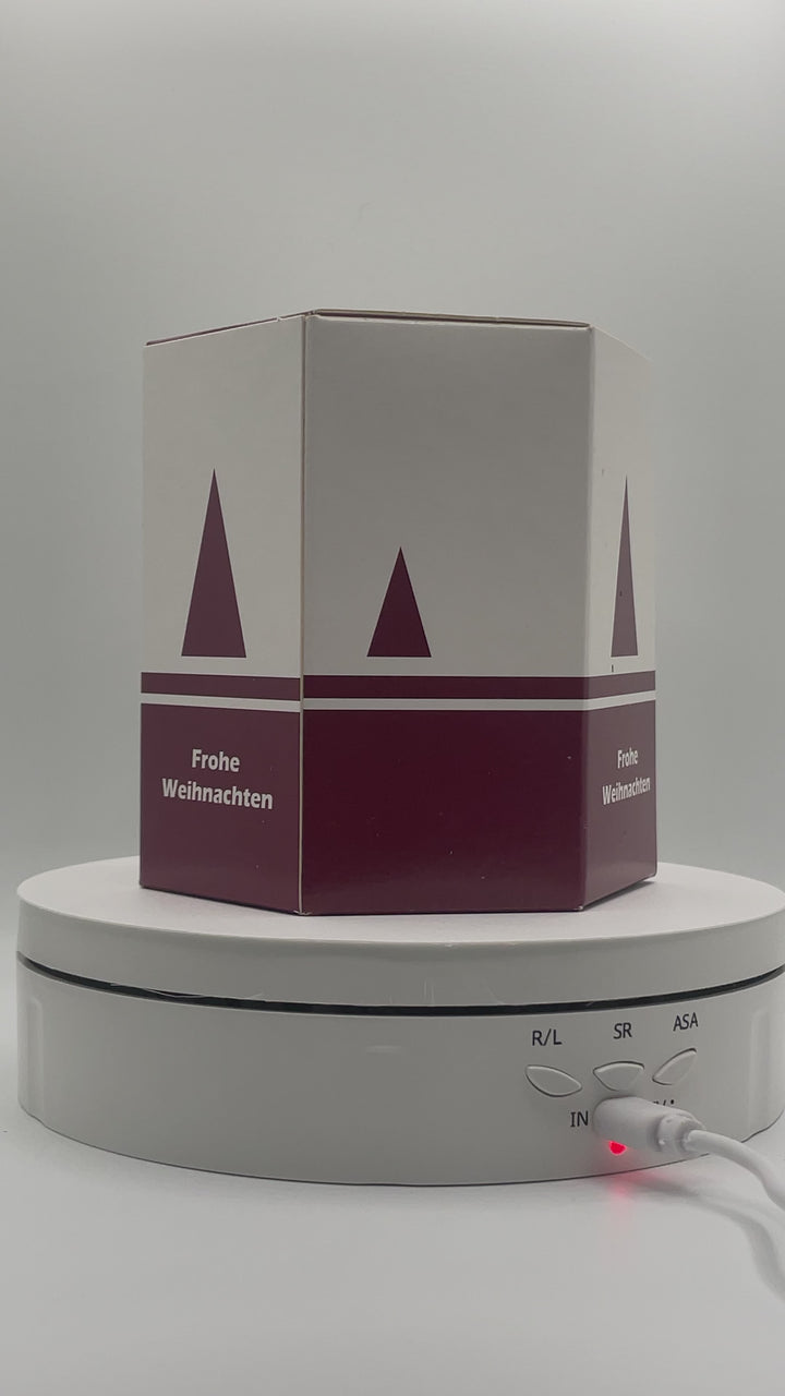 Weihnachtliche Verpackung rot