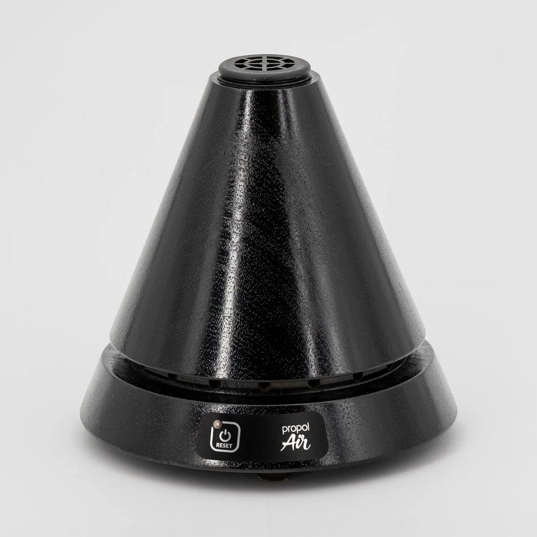 Propolisverdampfer Cone 1 aus Holz in Schwarz