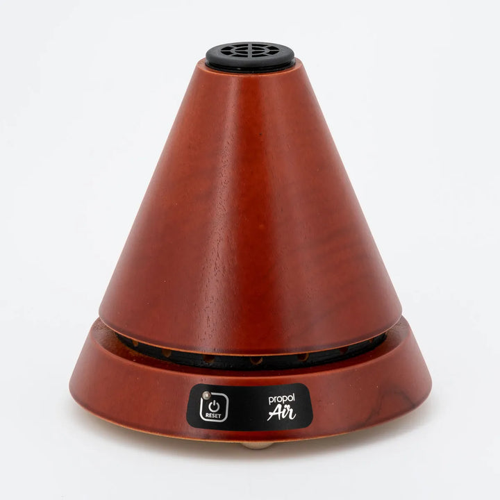 Propolisverdampfer Cone 2 aus Holz in Dunkel mit Ionisator